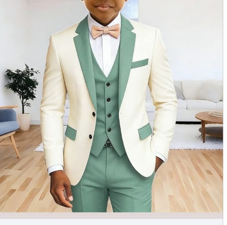 Flower boy 5piece, cotton fabric